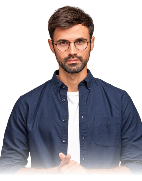 heroic person standing confidently