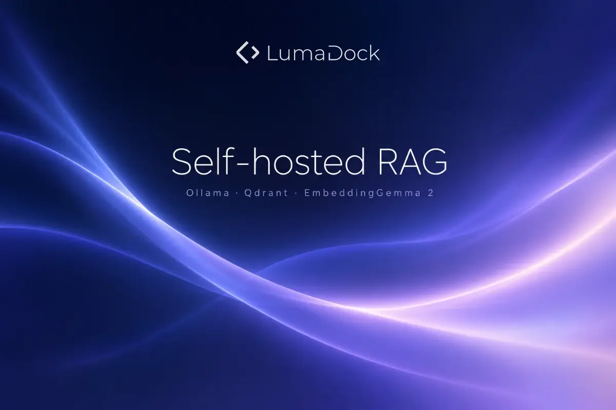 Funom - VPS, GPU & dedicated server hosting - Self-hosted RAG with Ollama, Qdrant and EmbeddingGemma 2